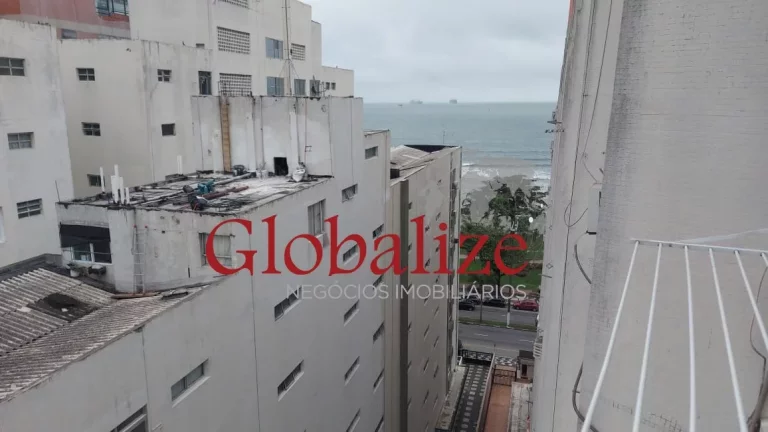 Imagem Apartamento de 1 dormitório em Santos na Aparecida(próximo ao Embaré) na avenida da praia com vagas para 2 carros e 2 motos à venda por R$ 725.000,00