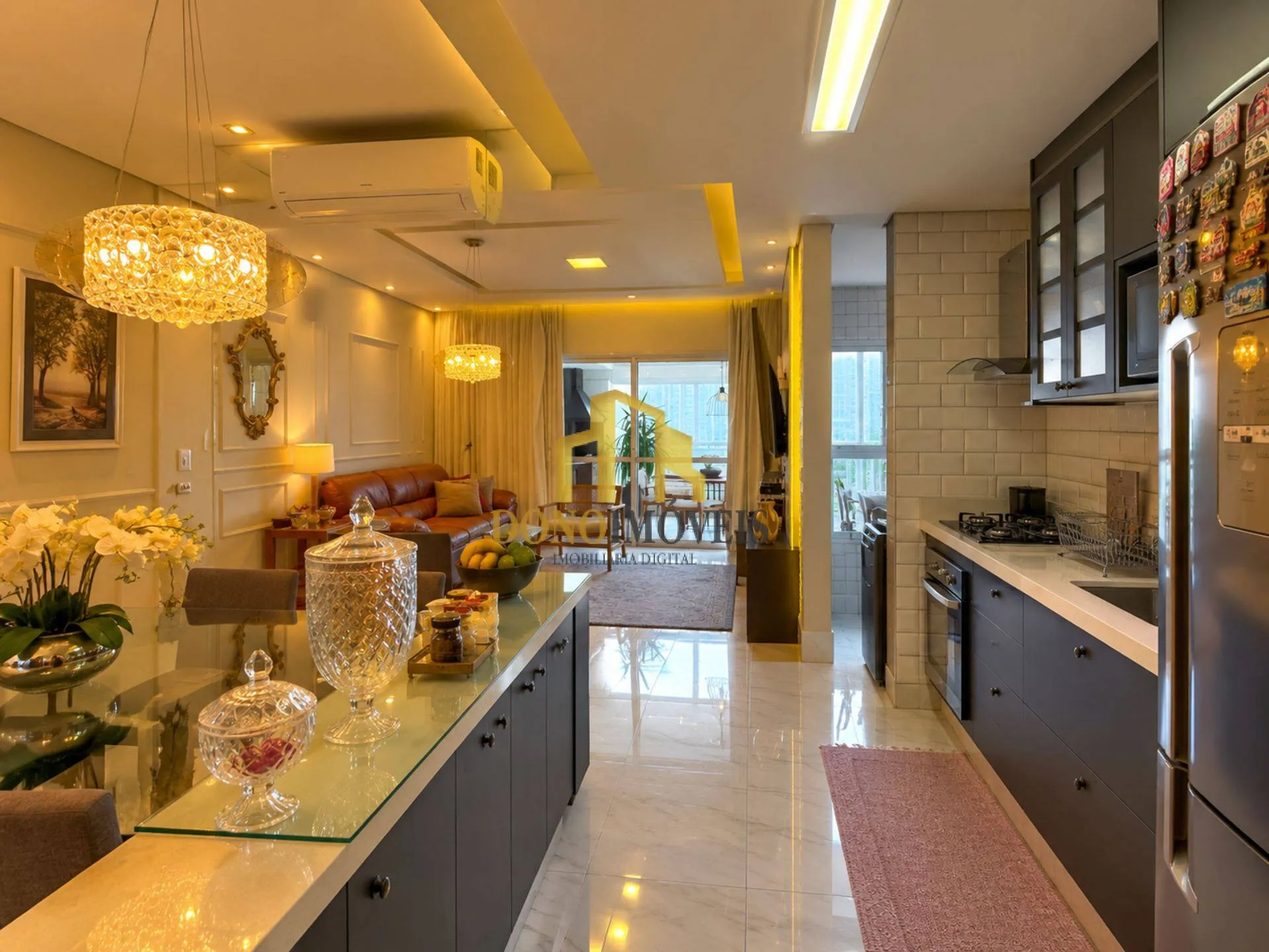 Imagem Apartamento 94m² com 3 dormitórios e 2 vagas - Trilogy Home, Centro SBC