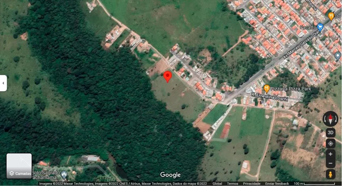 Imagem lote em estada municipal Alfredo Franchin