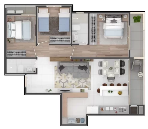 Imagem Sun Coast Residence - Apartamento à venda no bairro Fazenda - Itajaí/SC