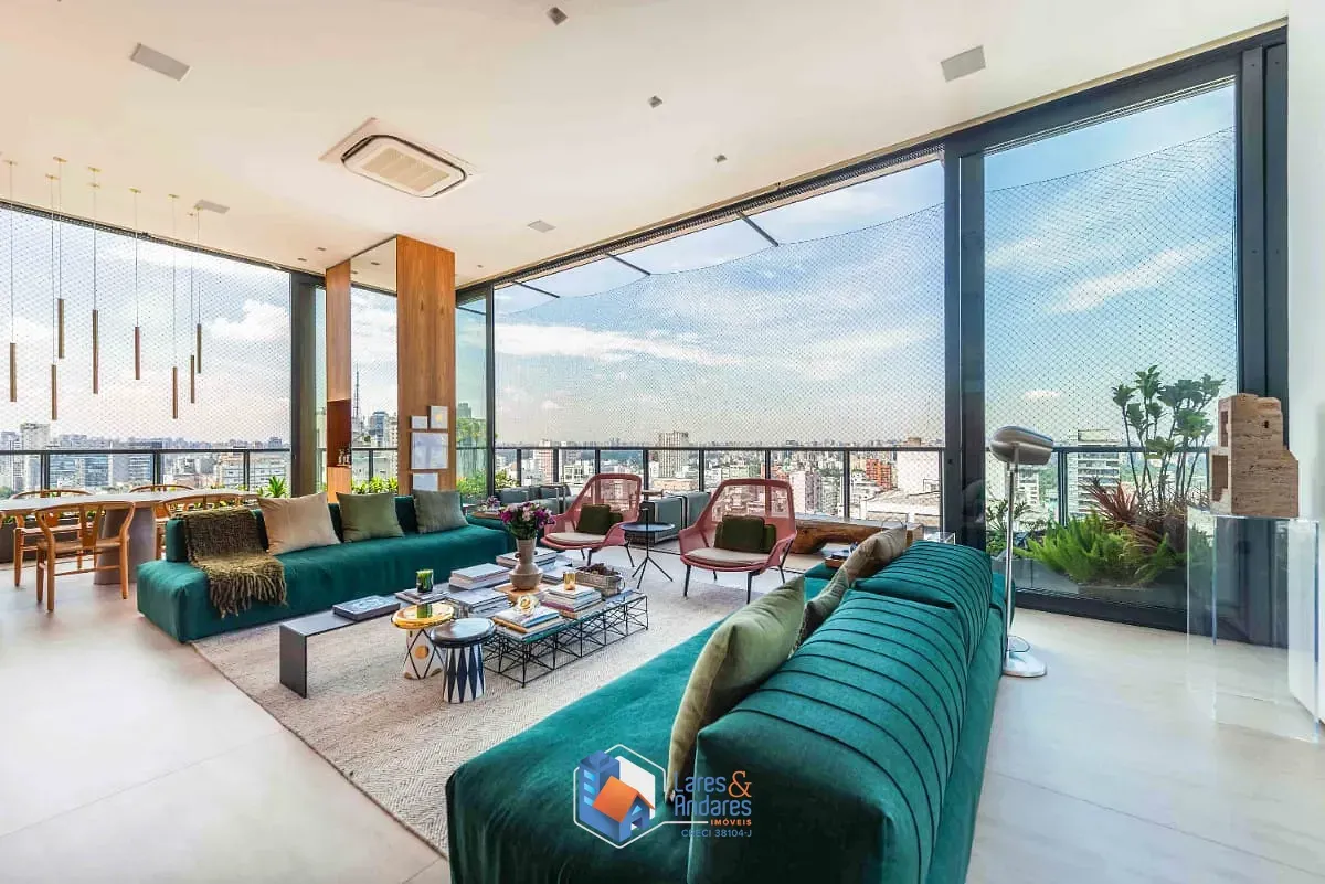 Foto do imóvel Cobertura para venda em Jardim Paulista com 5 quartos, sendo 4 suítes, 408m² em Rua José Maria Lisboa