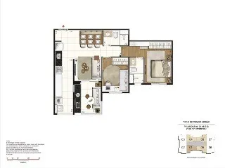 Imagem Lindo Apartamento à Venda na Vila Mariana com 3 Quartos, 1 Suíte e 3 Vagas de Garagem - 117m² - RESIDENCIAL CLASS VARANDA MARIANA