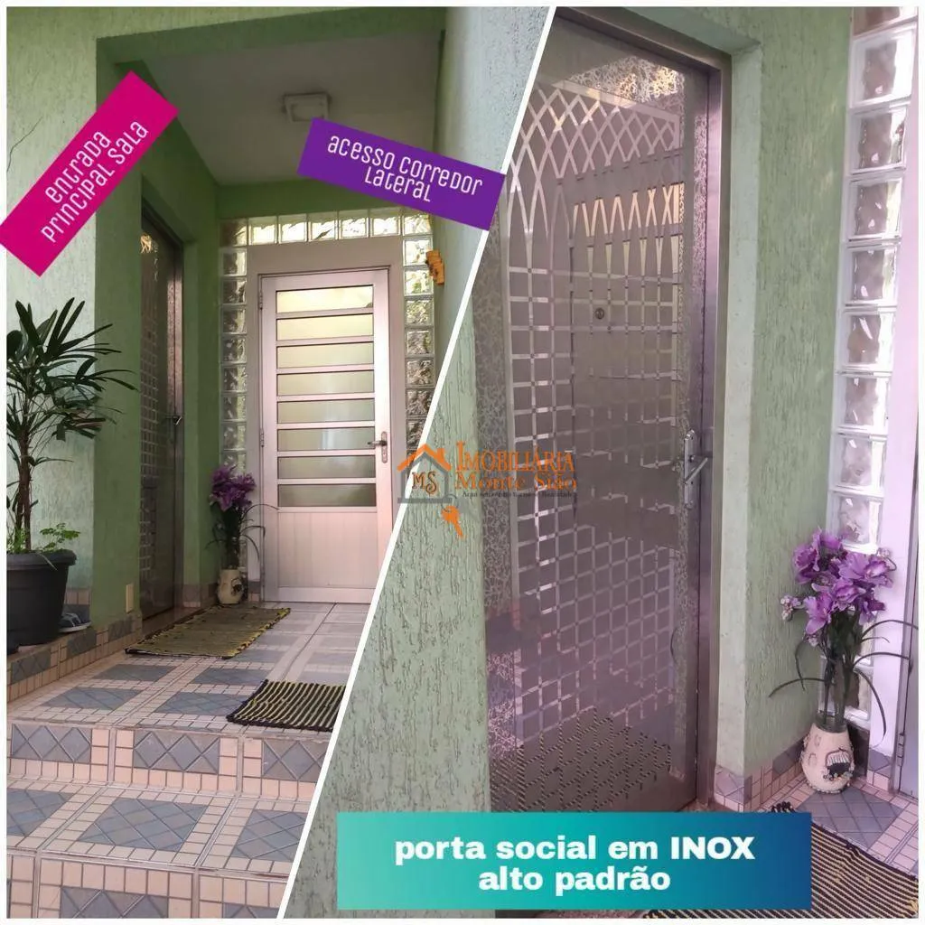 Imagem Sobrado com 4 dormitórios à venda, 247 m² por R$ 720.000,00 - Vila Paraíso - Guarulhos/SP