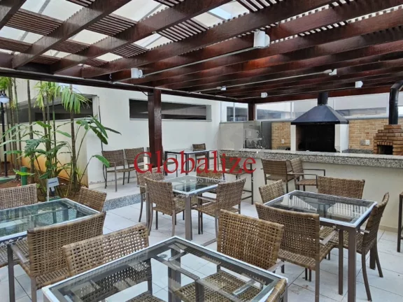 Imagem Apartamento 1 quarto, com lazer completo e 1 vaga de garagem - Vila Mathias em Santos por R$ 380.000,00