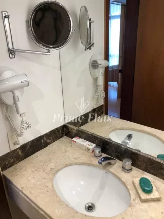 Imagem Flat disponível para locação no Hotel Address Faria Lima by Intercity com 42m², 1 dormitório e 1 vaga