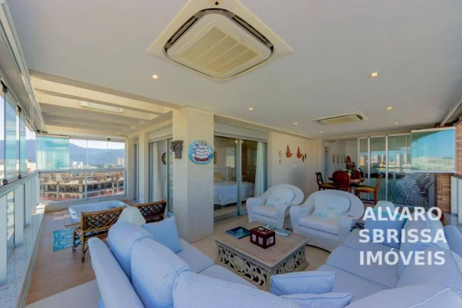 Imagem Apartamento Cobertura Penthouse pé na areia, 9 suites, 9 vagas cobertas, 696m², Riviera de São Lourenço em Bertioga SP.