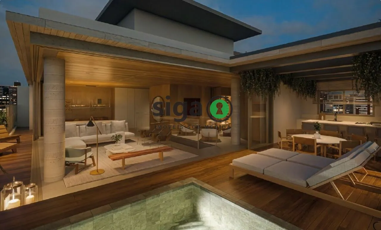 Imagem Cobertura Duplex à venda no Itaim de 425 m² com 4 Suítes e 5 Vagas - São Paulo