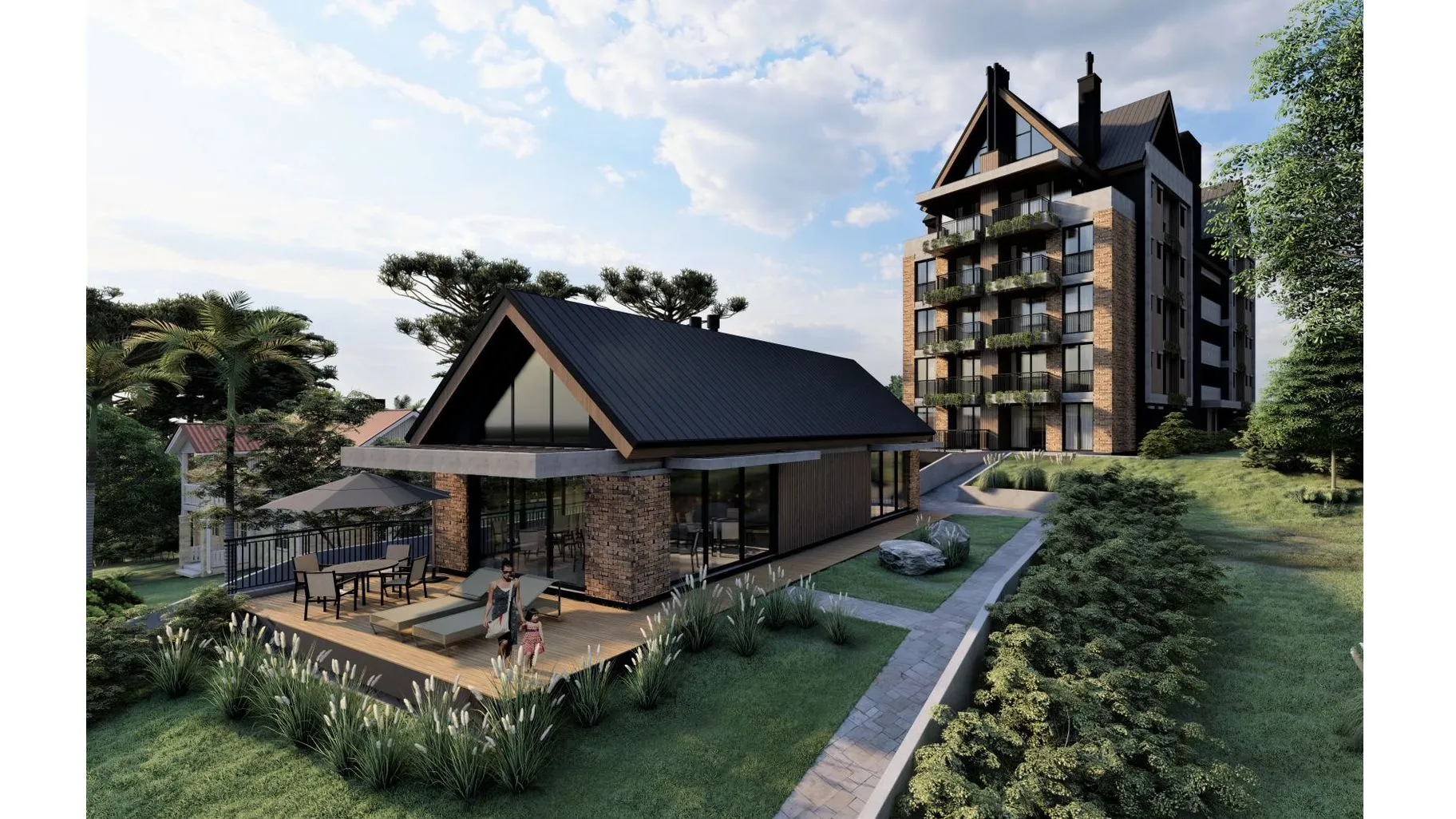 Foto do imóvel Apartamento à venda em Gramado, Belvedere, com 2 quartos, 72.93m2