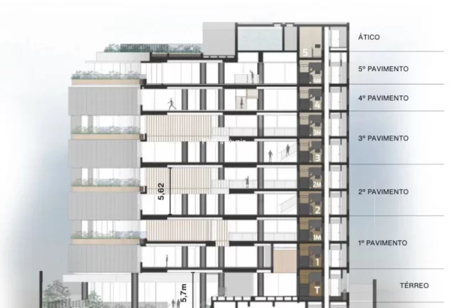 Imagem Conjunto comercial com 3625m² para locação em Pinheiros.
