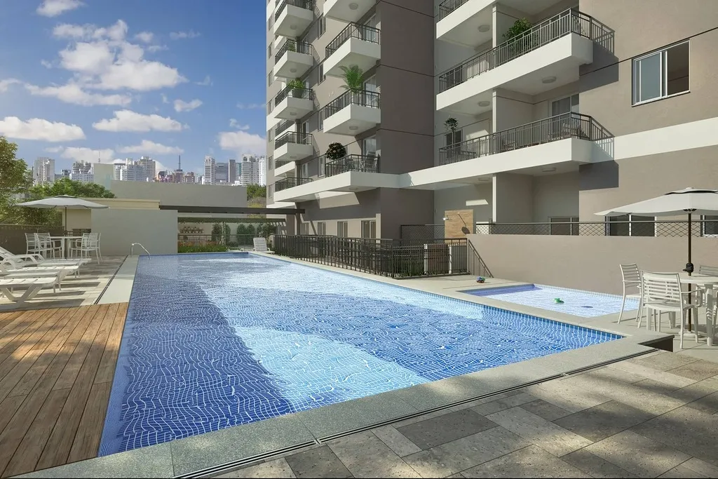 Imagem Apartamento Ipiranga - 34M², 1 Dorm, 1 Vaga, Próximo Metrô Sacomã.