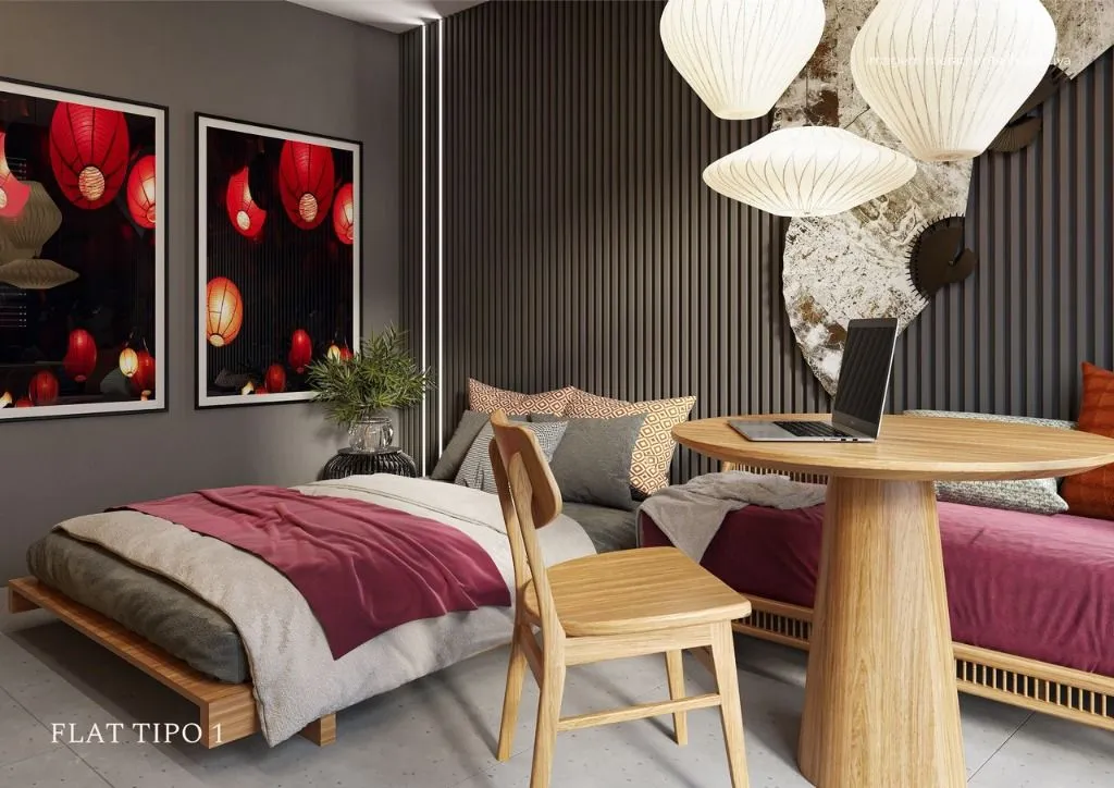 Imagem Flat com 1 dormitório à venda, 18 m² por R$ 386.126,00 - Tambaú - João Pessoa/PB