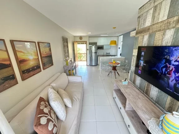 Foto do imóvel A 5ª Avenida Imóveis selecionou esse belíssimo apartamento 3/4, suite, porteira fechada no Condomínio Quinta Das Lagoas Reserva, Itacimirim: 970 mil