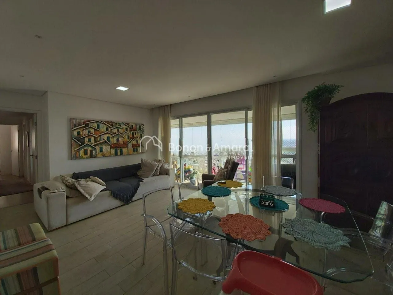 Foto do imóvel Apartamento à venda com 4 quartos, 2 suítes, salas integradas com varanda, 3 vagas, 137 m² no Golden Square, Alphaville em Avenida Alaôr Faria de Barros, 1050 - Loteamento Alphaville Campinas, Campinas - SP