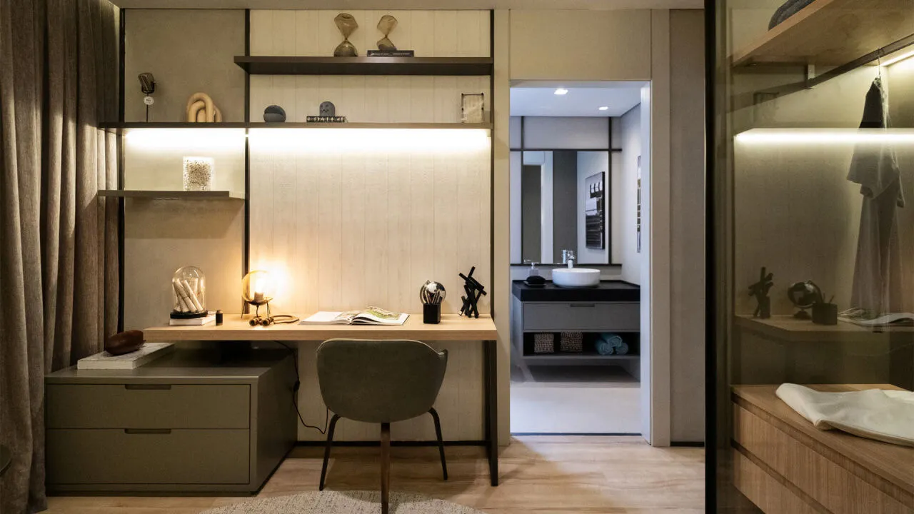 Imagem Apartamento com 262m², 4 Suítes e 4 vagas Double View e Vista Panorâmica em um Novo Ícone de Luxo