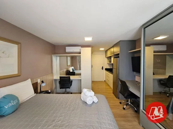 Imagem Studio com 1 dormitório para alugar, 24 m² - Auxiliadora - Porto Alegre/RS