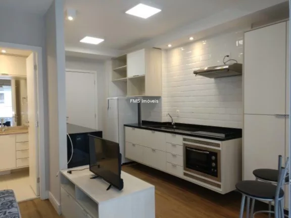 Imagem Apartamento à venda na Consolação, SP: 1 quarto, 1 sala, 1 banheiro, 1 vaga de garagem, 35m². Confira!