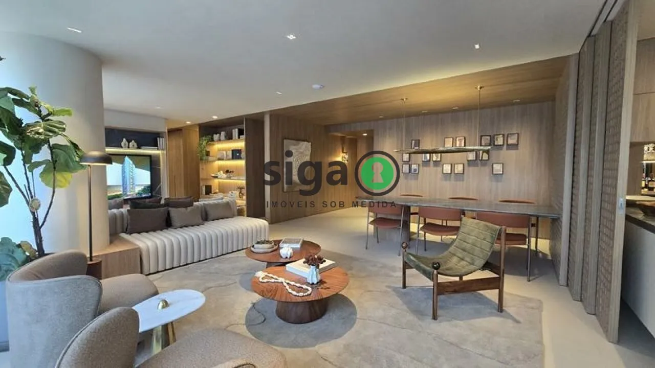 Imagem Apartamento 170 m² no Brooklin, 3 suítes, varanda gourmet, quadra de tênis e lazer completo