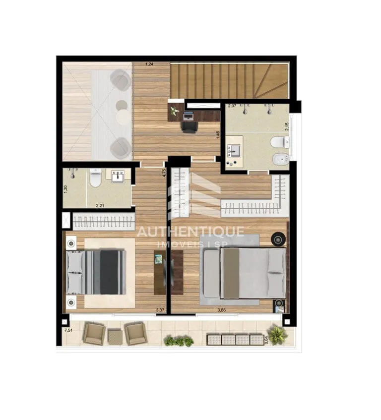 Imagem Guedala House - Jardim Guedala - Apartamento à venda em São Paulo/SP