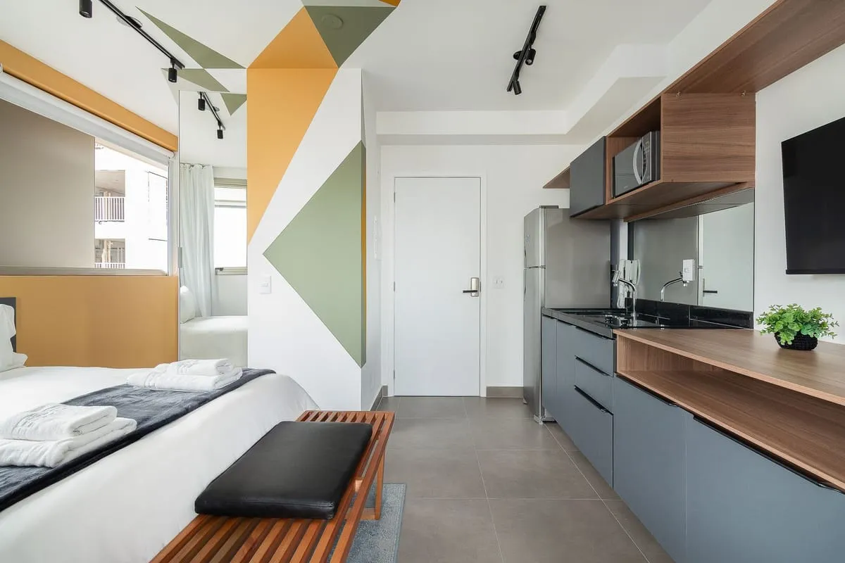 Imagem Apartamento com 1 Quarto para alugar, 28m² - Jardins