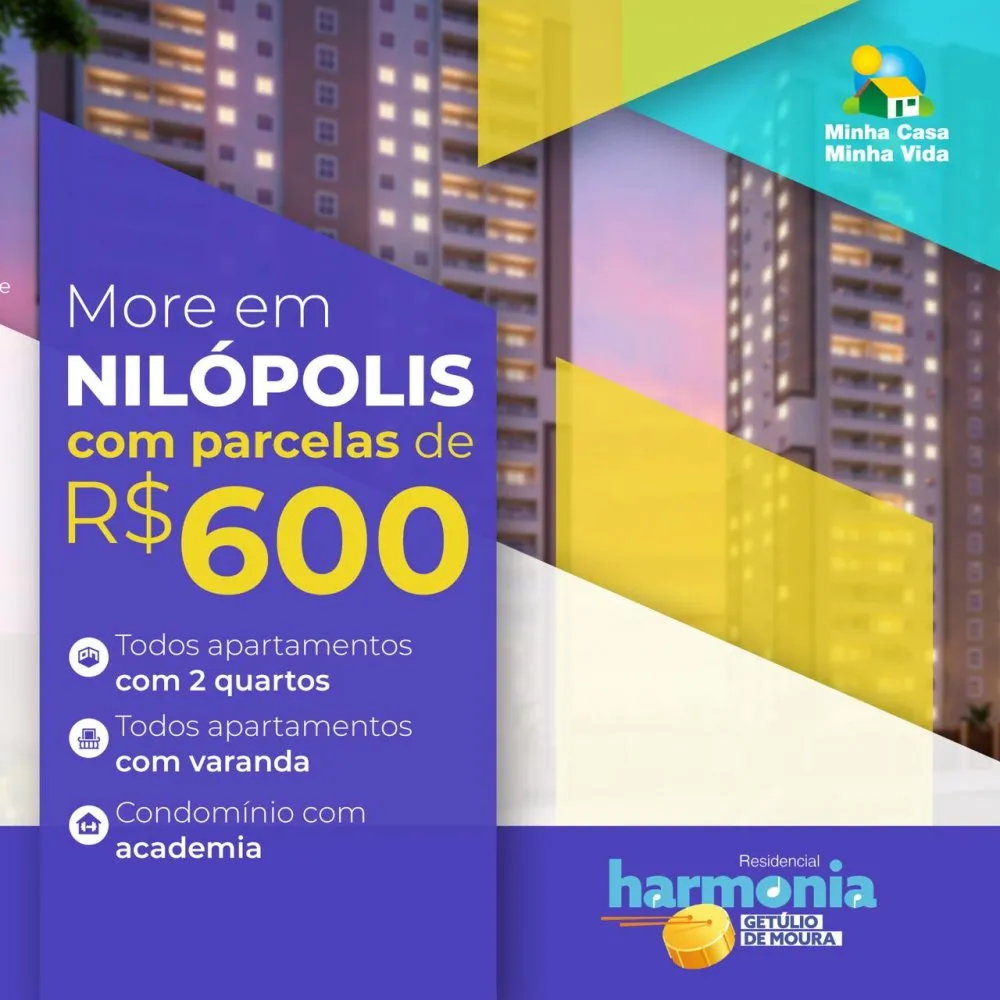 Imagem Apartamento em Lançamentos no bairro Centro - Nilopolis, RJ