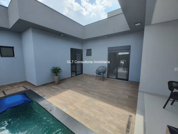 Imagem Casa Com Piscina 3 Suítes Sendo uma com Closet, Condomínio Dona Maria Jos?(C) Indaiatuba SP