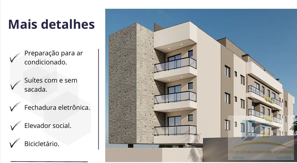 Imagem Apartamento para Venda em São José dos Pinhais, Bom Jesus, 3 dormitórios, 1 suíte, 2 banheiros, 1 vaga