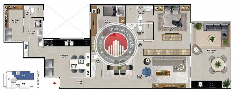 Imagem Apartamento a Venda no bairro Barra da Tijuca - Rio de Janeiro, RJ