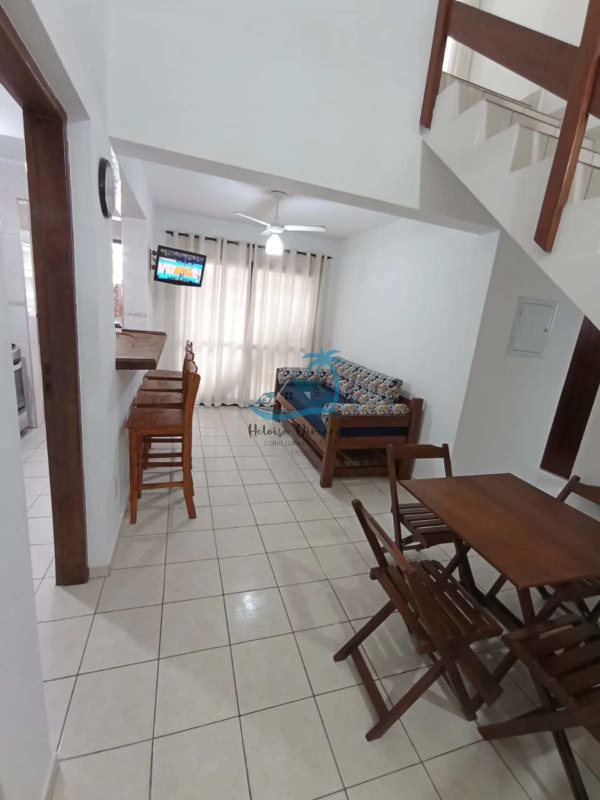 Imagem Apartamento duplex com 3 dormitórios a 200 metros do mar na Praia Grande em Ubatuba.