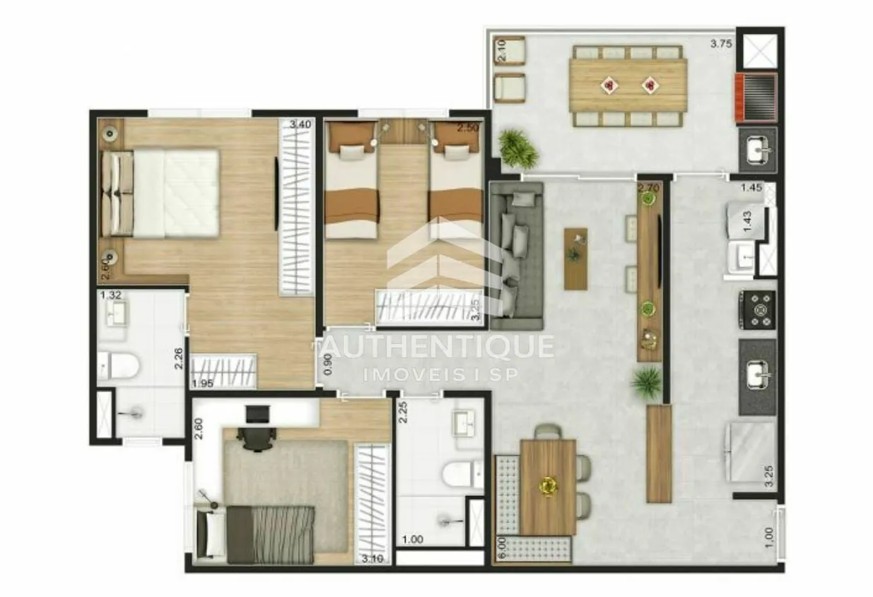 Imagem Praça Marajoara - Apartamento à venda no bairro Santo Amaro - São Paulo/SP, Zona Sul