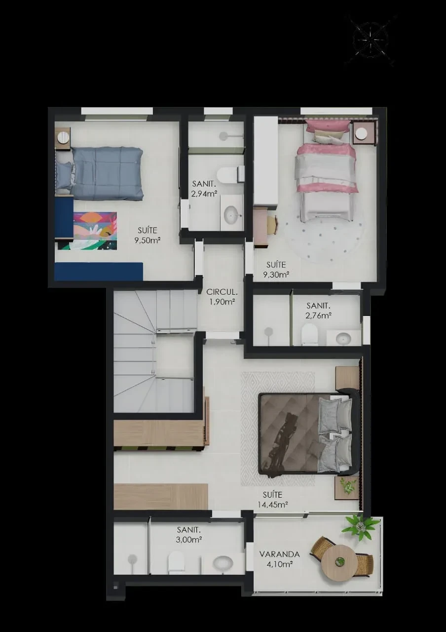 Imagem Casa de Condomínio com 1 Quarto à Venda, 120 m² em Buraquinho - Lauro de Freitas