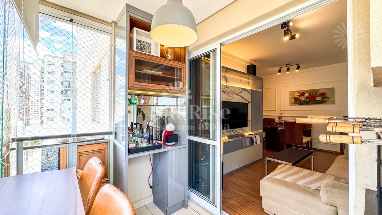 Imagem Apartamento Mobiliado para alugar em Alphaville com 3 quartos e 2 vagas - 84 m² R$8.435,00 pacote - Jardins de Monet - Barueri/SP