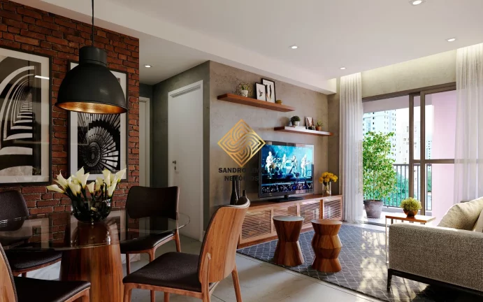 Foto do imóvel APARTAMENTO DE 60,13M², 2 DORMITÓRIOS SENDO 1 SUÍTE, TERRAÇO COM 1 VAGA À VENDA - VILA GUARANI em RUA IBIRAJÁ