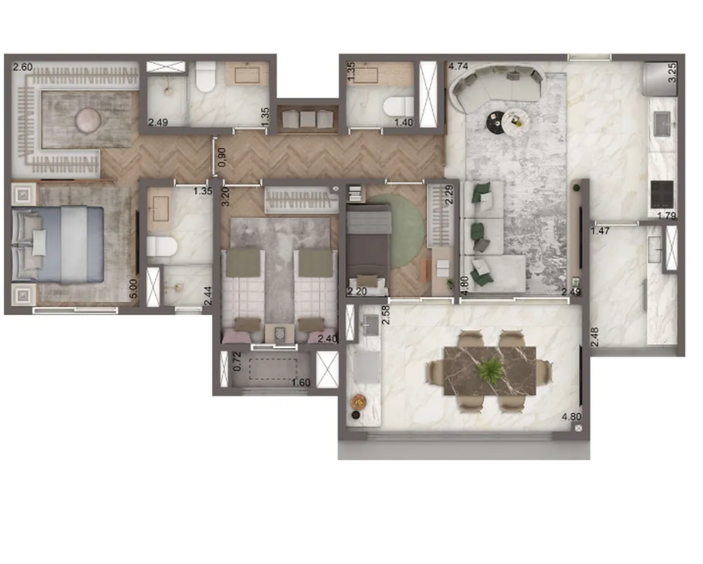 Imagem The Residence Brooklin By Living - The Residence Brooklin By Living