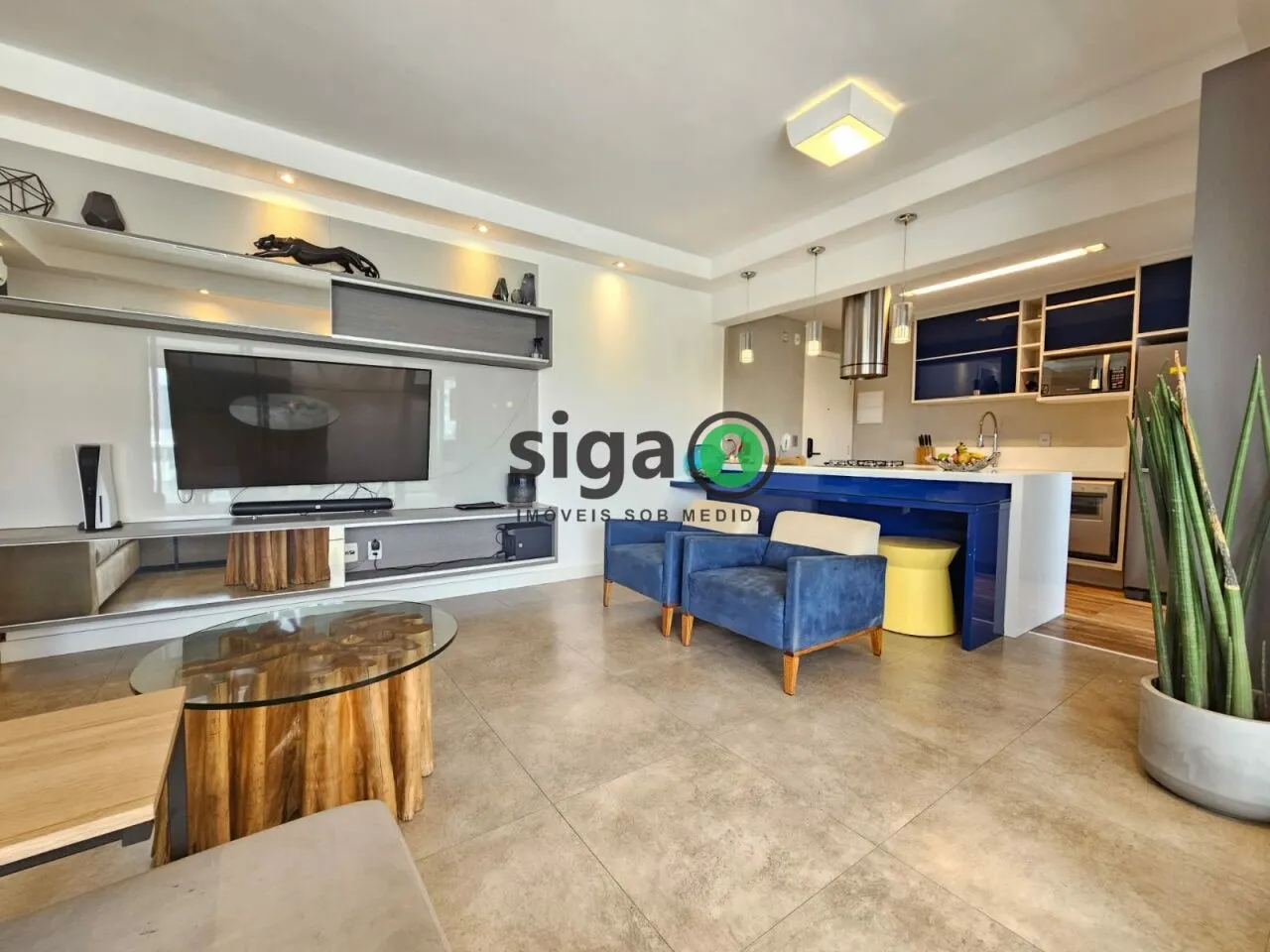 Imagem Brooklin | 105 m² - 3 dormitórios sendo 2 Suítes - Varanda Gourmet - Pronto para Morar