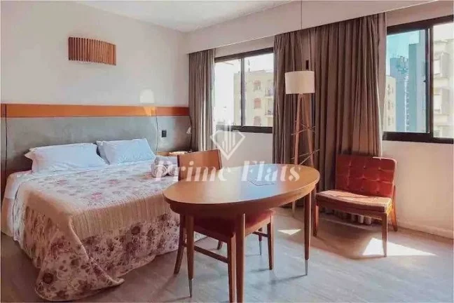 Imagem Flat disponível para venda no Slaviero Essential São Paulo Moema, com 26m², 1 dormitório e 1 vaga de garagem