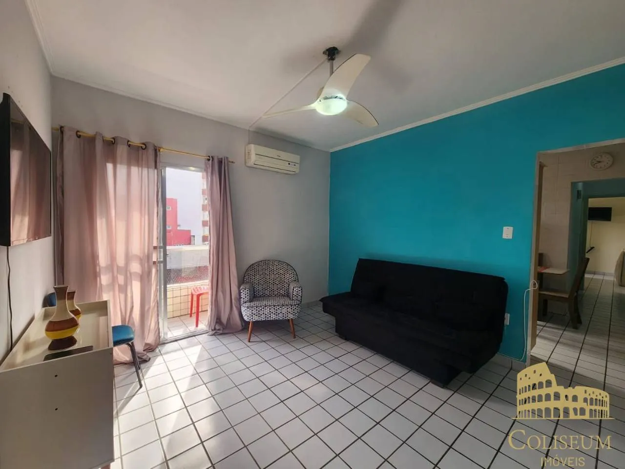 Imagem Apartamento com 1 dormitório à venda, 51 m² por R$ 255.000,00 - Tupi - Praia Grande/SP