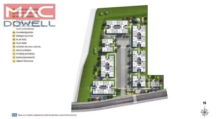 Imagem Parque Íris - Apartamento 1 e 2 Quartos - Guaratiba / RJ