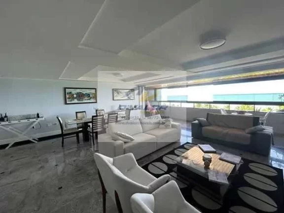 Imagem Vendo Cobertura Duplex, com vista para o mar, 347m², 3 suítes, sala p/ 3 ambientes e 2 vagas