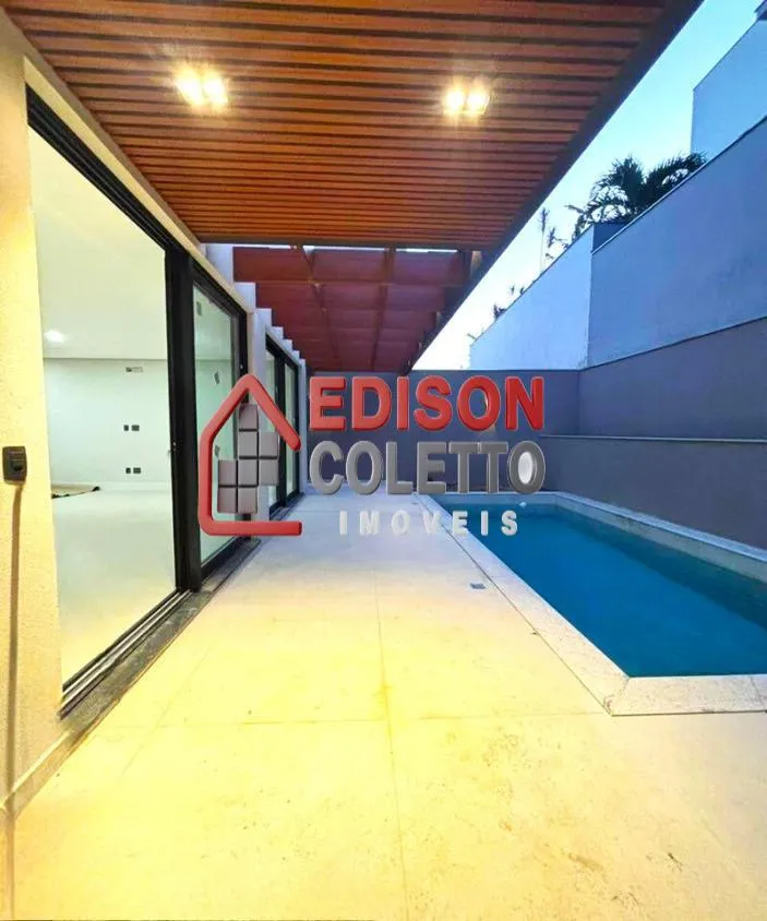 Imagem Casa nova a venda, no Residencial Villa D'Áquila, Piracicaba com 4 suítes!!
