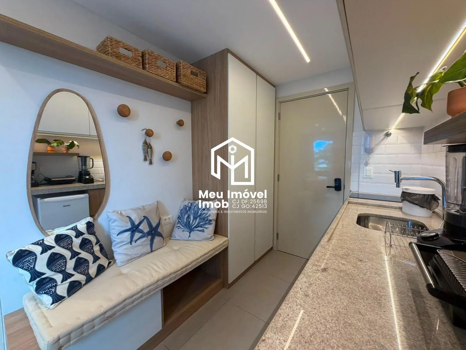 Imagem Way Bossa Flat 1 Quarto 1 Vaga 27m² Mobiliado João Pessoa/PB