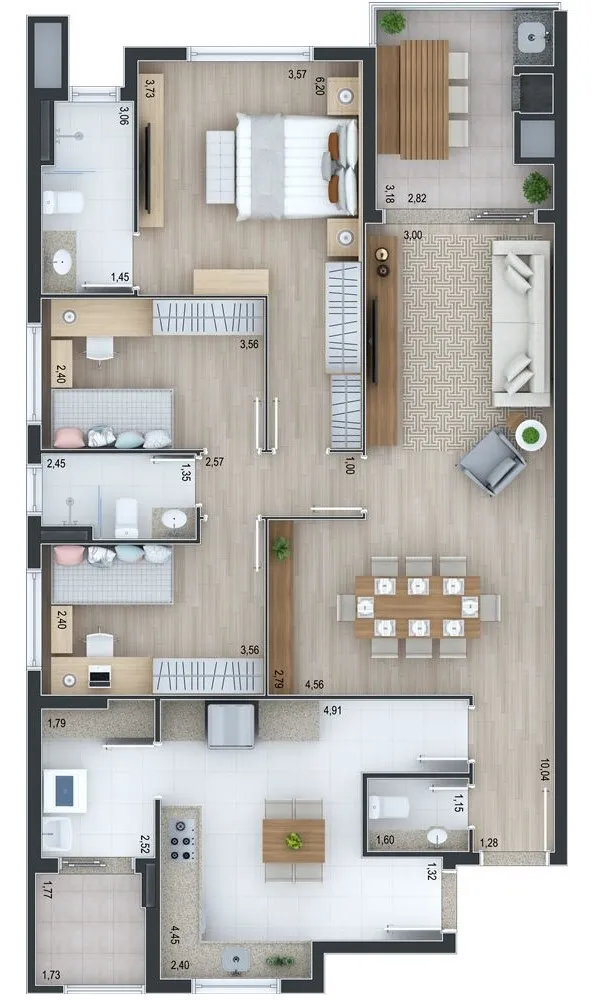 Imagem APARTAMENTO RESIDENCIAL em Curitiba - PR, Ahú