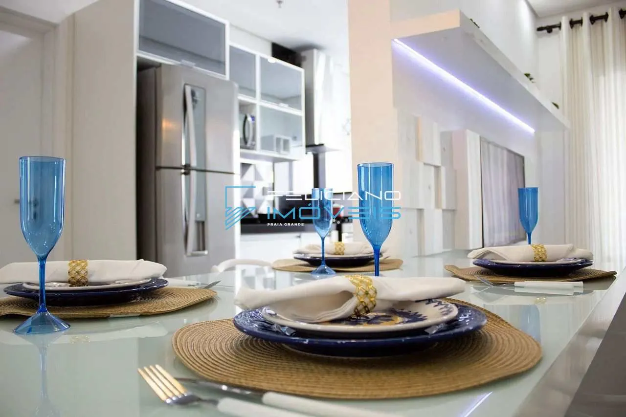 Imagem Apartamento com 1 quarto, Boqueirão, Praia Grande - R$ 550 mil, Cod: 7451