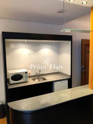 Imagem Flat disponível para locação no Hotel Address Faria Lima By Intercity, com 42m², 1 dormitório e 1 vaga de garagem