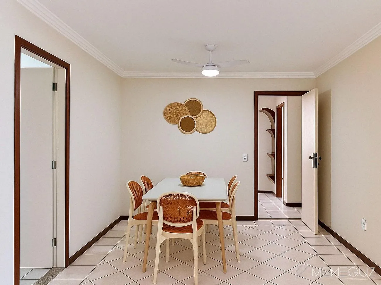 Imagem Exclusivo: Apartamento mobiliado, 3 quartos e DCE, na melhor localização da Praia do Morro.