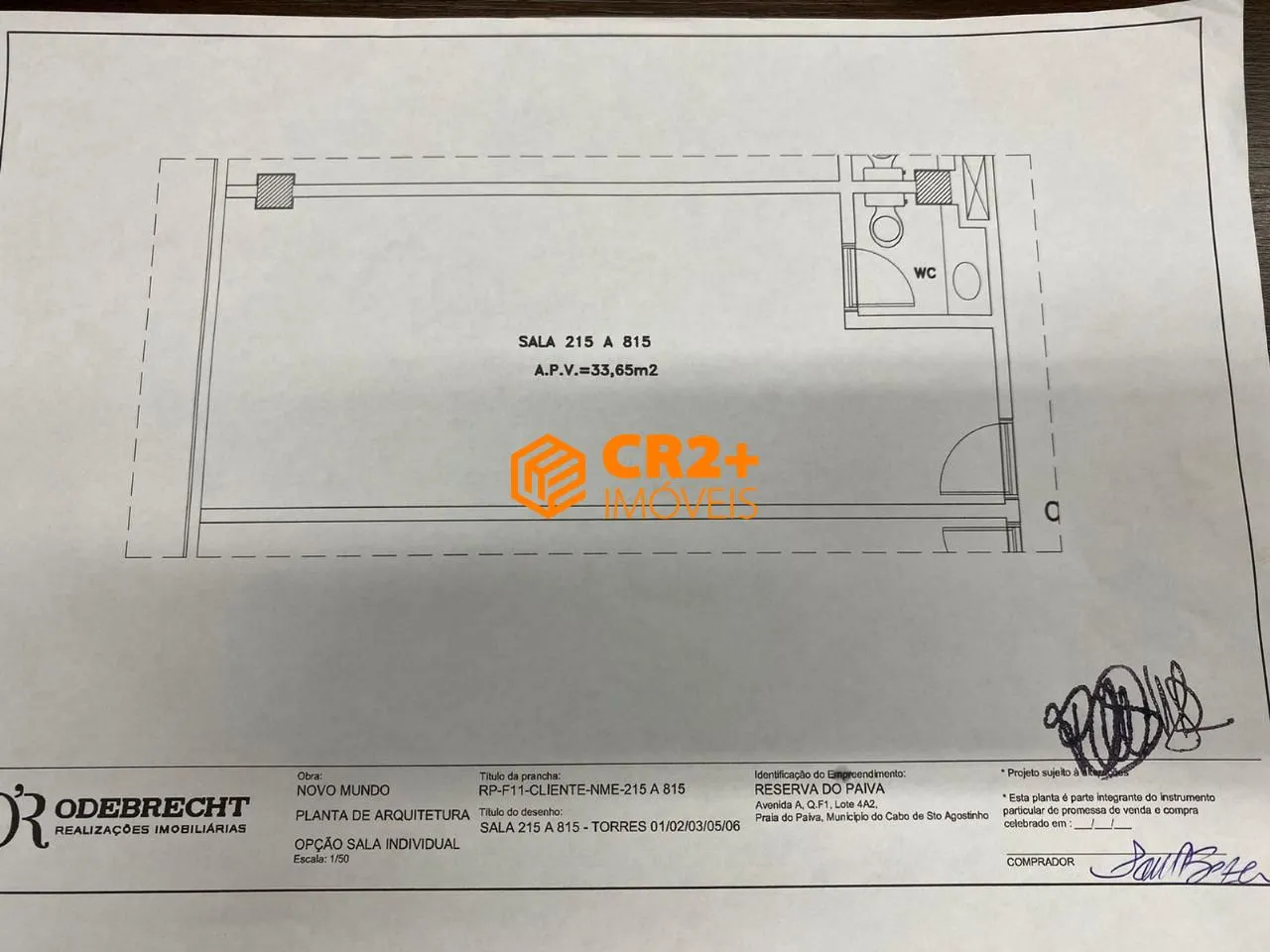 Imagem Sala Comercial Empresarial- Paiva - Cabo Sto Agostinho - 33,65m -