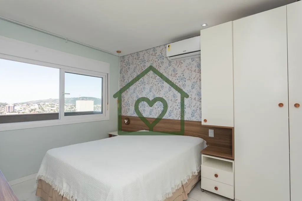 Imagem Apartamento pronto para morar com móveis fixos e eletrodomésticos, composto de sala com sacada abe...
