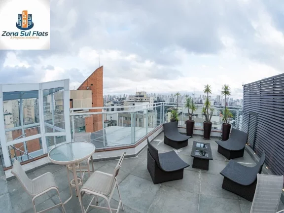 Imagem Cobertura Duplex Impecável à Venda Em Moema Com 4 Suítes e 3 Vagas