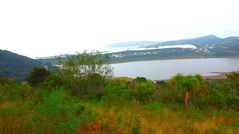 Foto do imóvel Terreno à venda em Garopaba-SC, bairro Macacu, 46.578,61m², com vista para Lagoa e Mar!