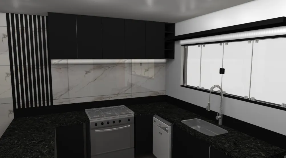 Imagem Casa Sobrado de 218m² Localizada no RESIDENCIAL LE FRANCE!