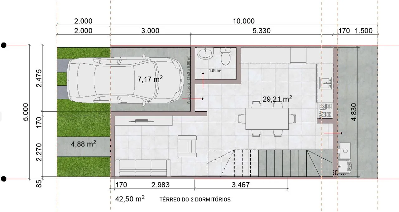 Imagem Apartamento à venda em Caxias do Sul, Santa Lucia, com 2 quartos, 82.35m2